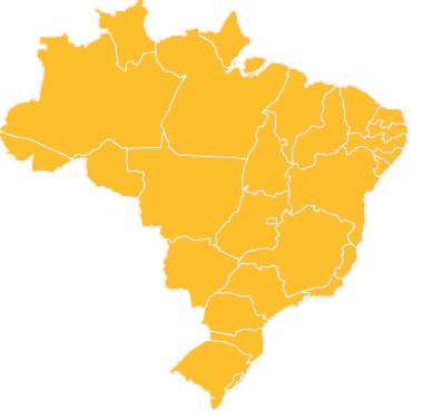 Entregamos em todo o Brasil