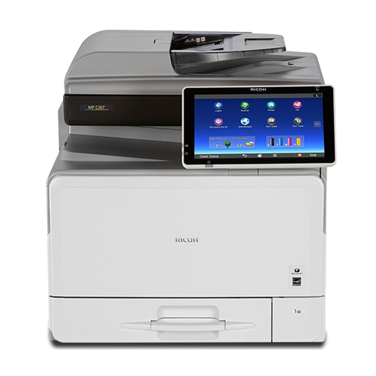 Impressora Ricoh MP C307 MPC307 | Multifuncional Laser Colorida com