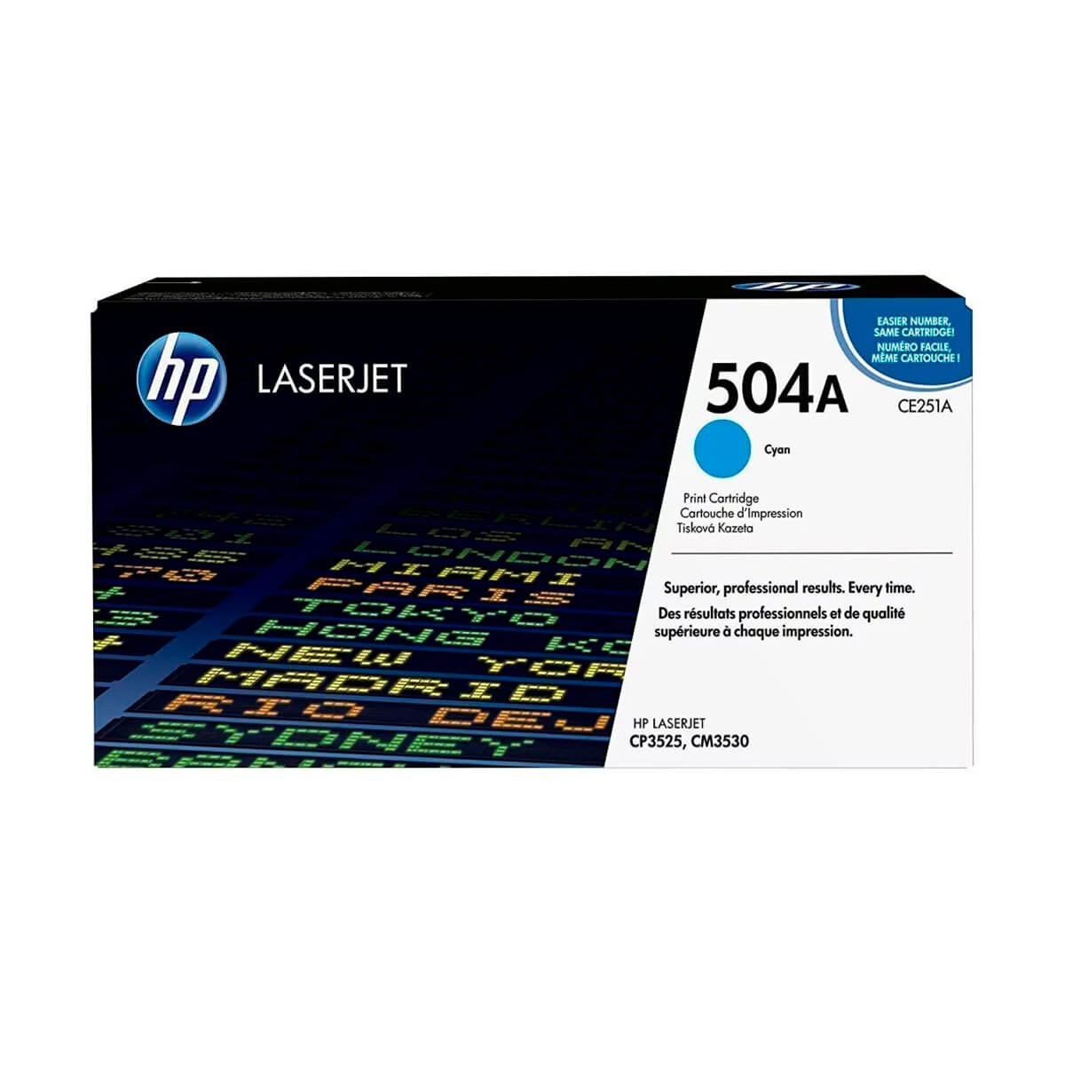 Toner HP CE251A 504A Ciano | CP3525DN CP3525N CP3525X CM3530FS | Original 5k