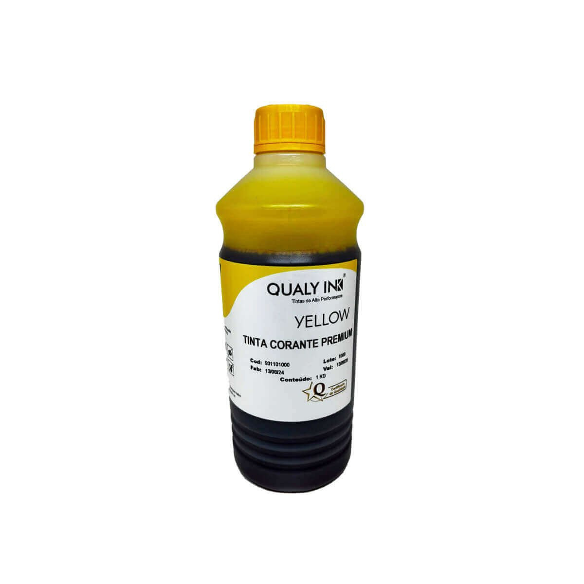 Tinta Brother Universal Amarelo Corante Premium 931101000 | Qualy Ink 1kg