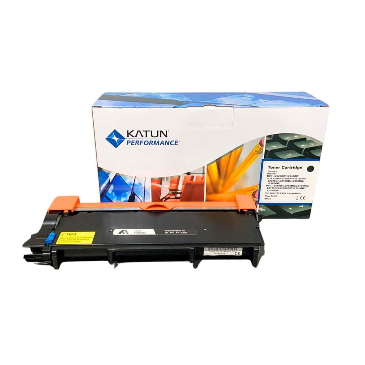 Toner Compatível com Brother TN660 TN2340 TN2370 | HL-L2320D MFC-L2700DW | Katun Performance 5.2K
