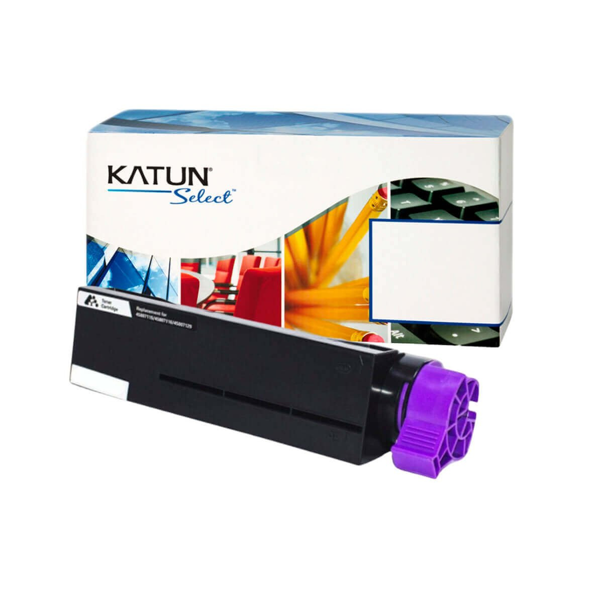 Toner Compatível com Okidata ES5112 ES4172 ES5162 ES4132 | 45807129 45807115 | Katun Select 12k