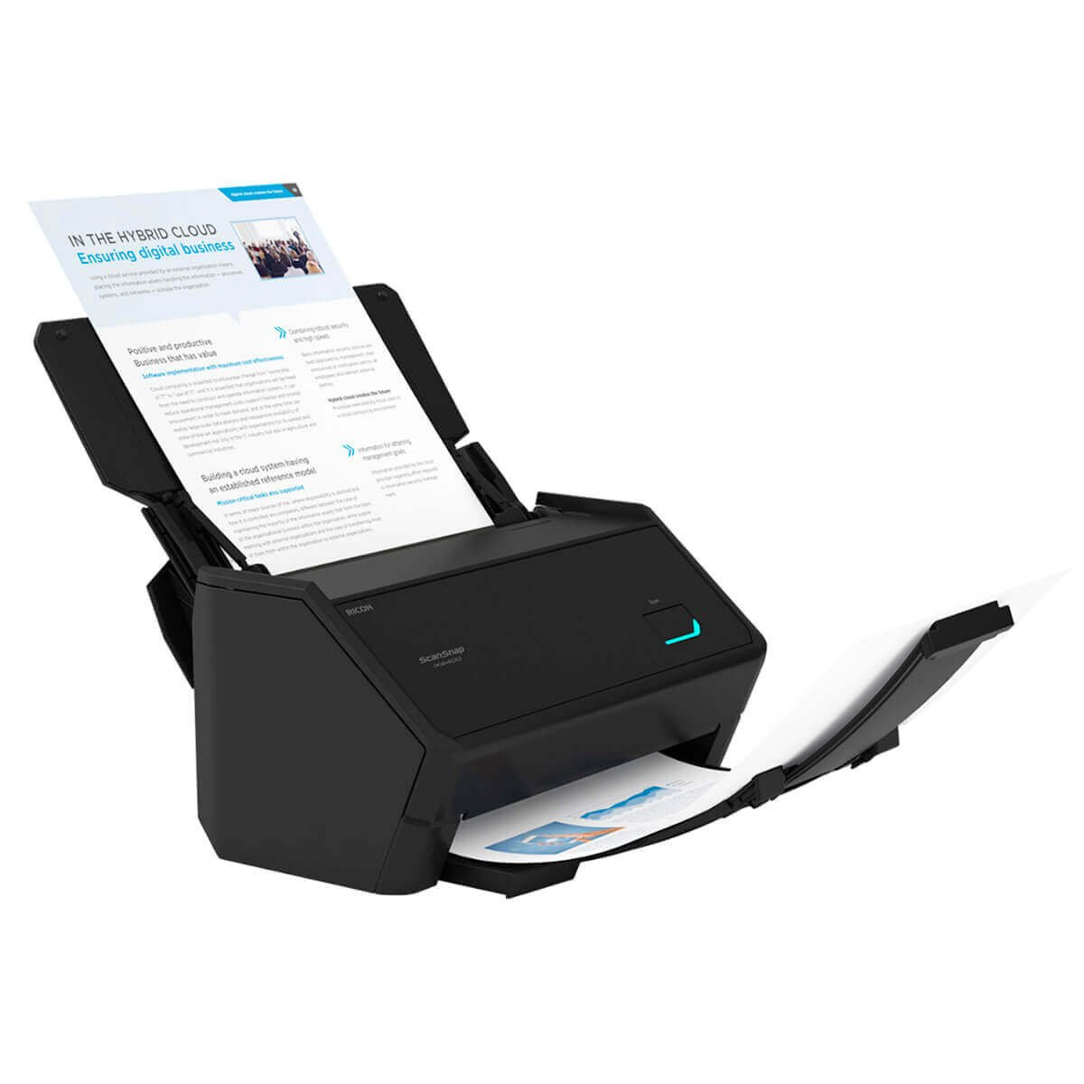 Scanner Fujitsu iX2400 agora é Ricoh iX2400 PA03870-B005 | Conexão