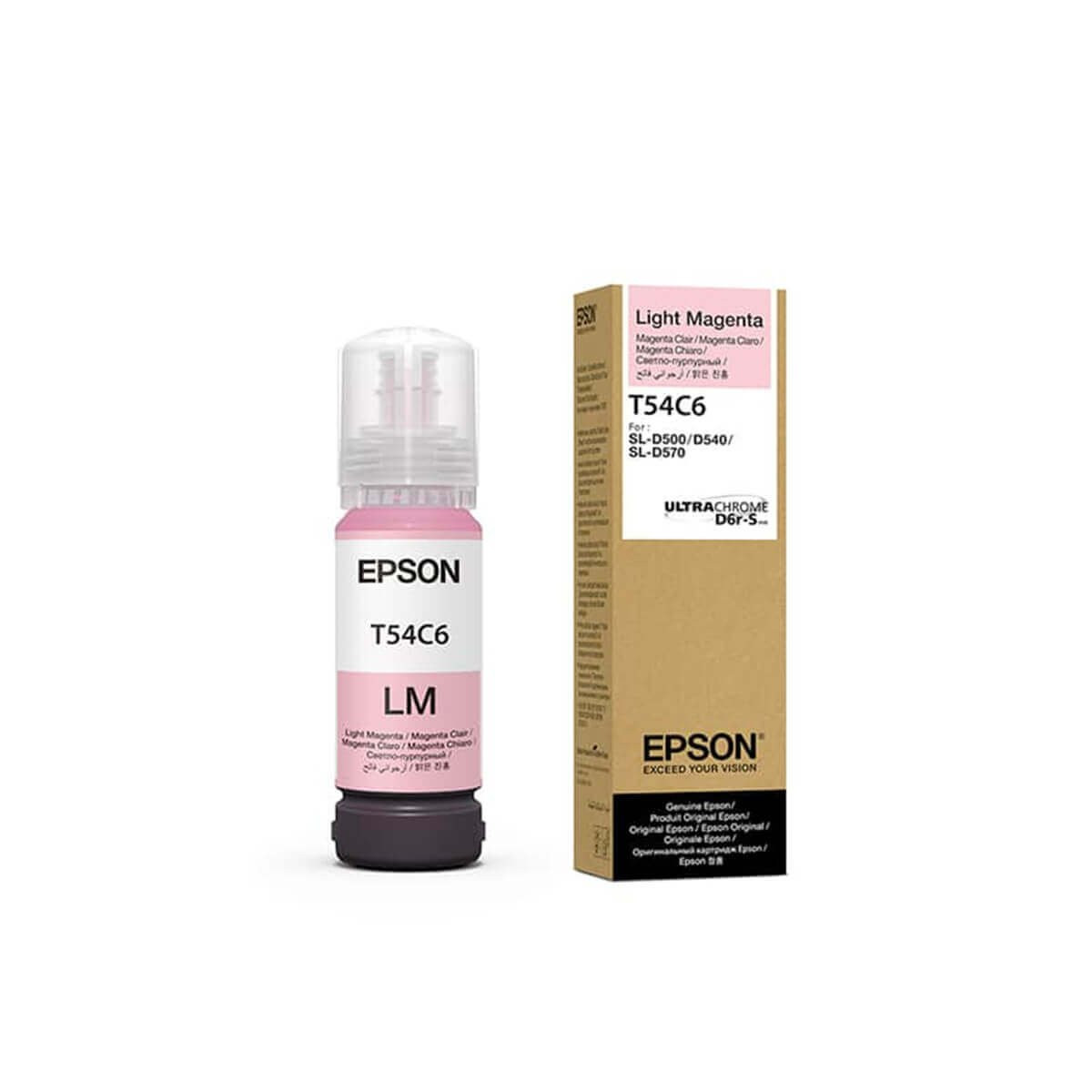 Tinta Epson T54C620 T54C UltraChrome D6r-S Magenta Claro | SureLab D570 | Original 70ml