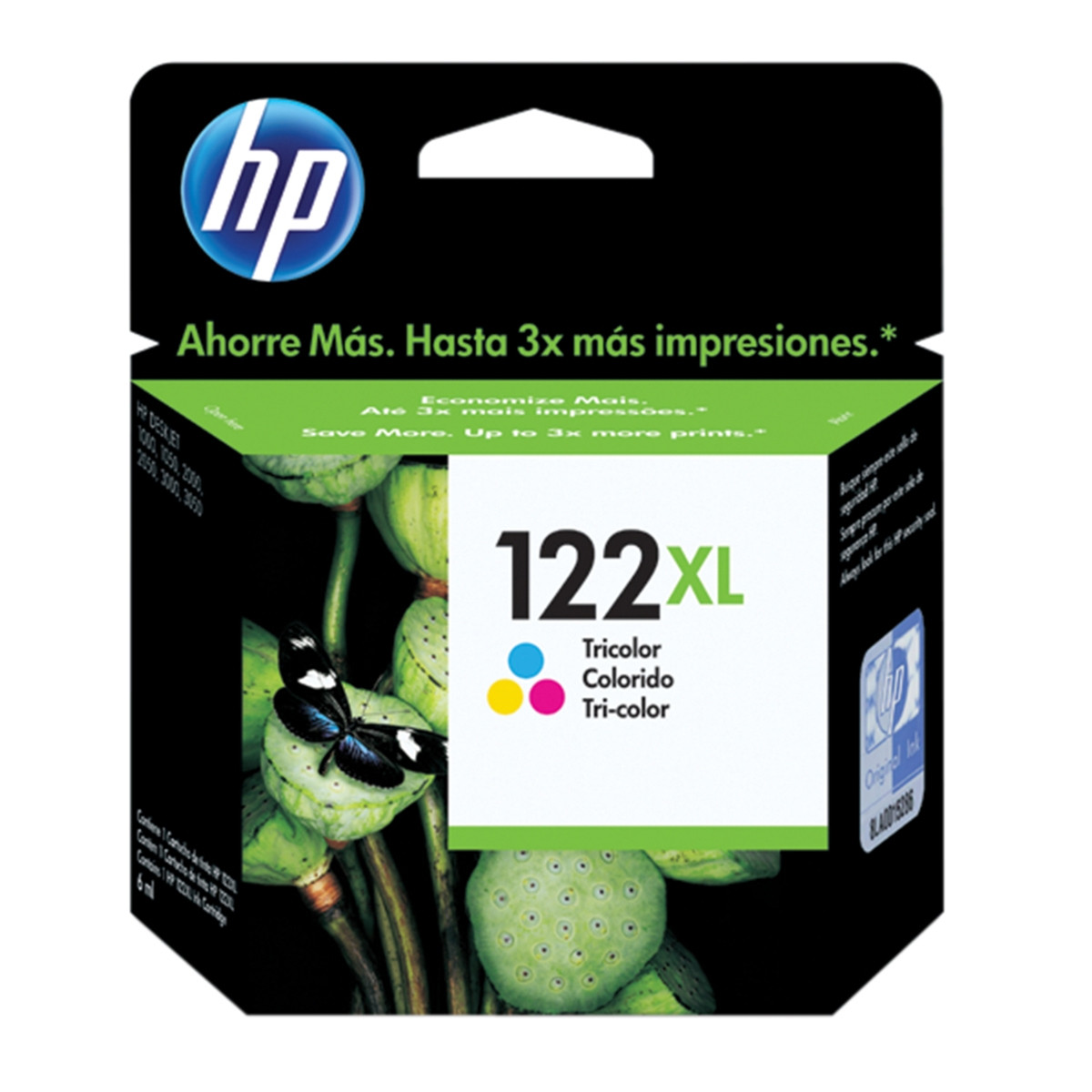 Cartucho de Tinta HP 122XL 122 CH564HB Colorido | Original 7,5ml