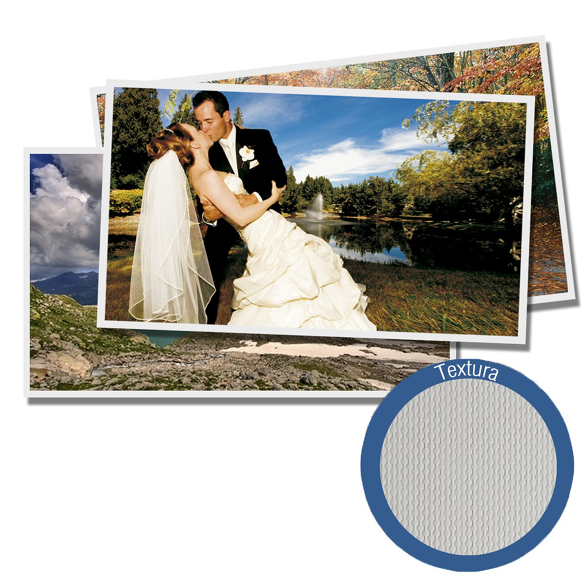Papel Fotográfico Glossy Brilhante Textura Pérola | 200g tamanho A4 | Pacote com 20 folhas
