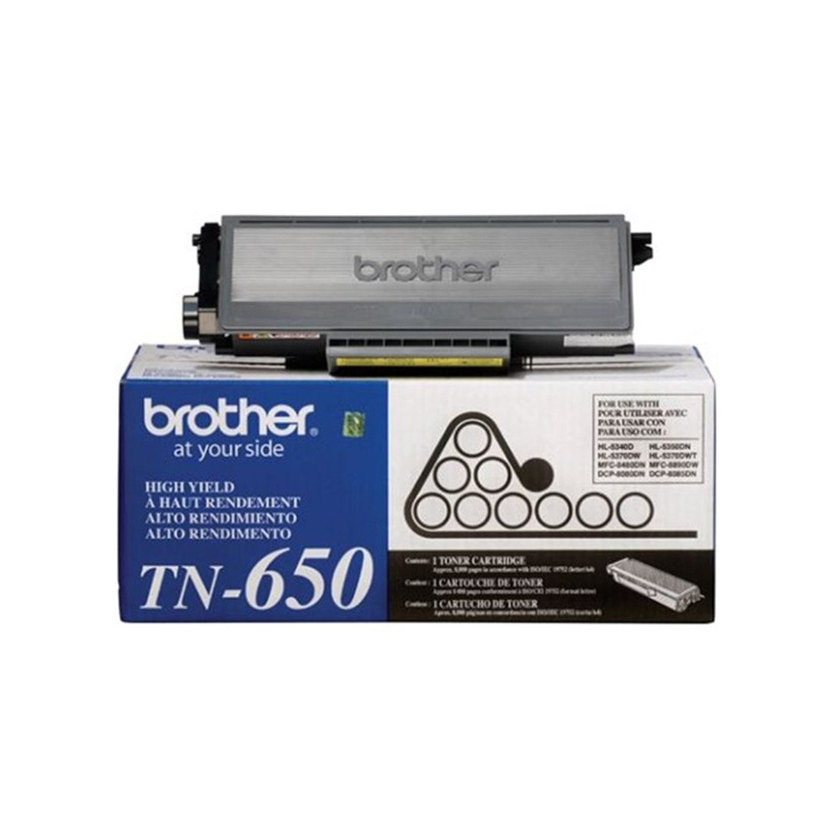 Toner Brother TN650 | DCP8080DN DCP8085DN HL5340D HL5370DW MFC8480DN | Original 8k