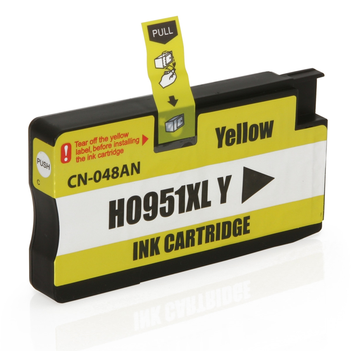 Cartucho de Tinta Compatível com HP 951XL 951 CN048A Amarelo | Pro 8100 Pro 8600W Pro 8610 | 20ml