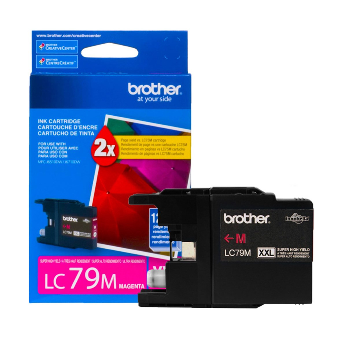 Cartucho de Tinta Brother LC-79M LC-79 Magenta | MFCJ6510DW MFCJ6710DW MFCJ5910DW | Original 13ml