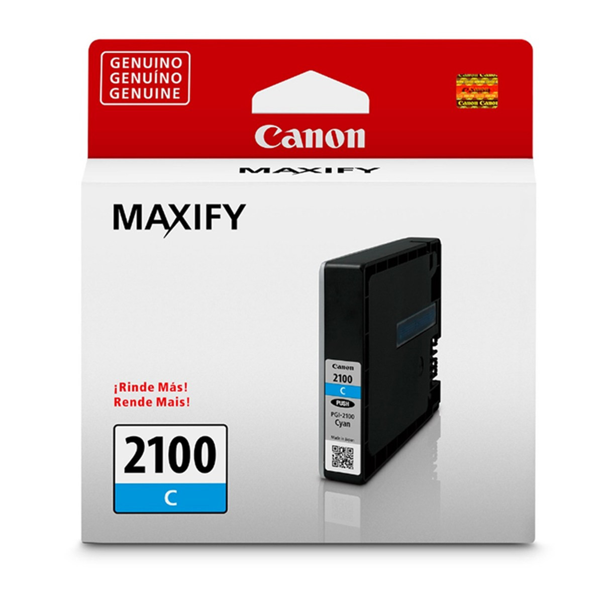 Cartucho de Tinta Canon PGI-2100 PGI2100 Ciano | Original 9,6ml