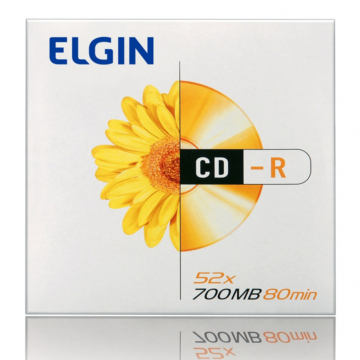 CD-R Elgin Envelope com 1 Unidade 82053 | Capacidade de 700MB ou 80MIN e Velocidade de 52x