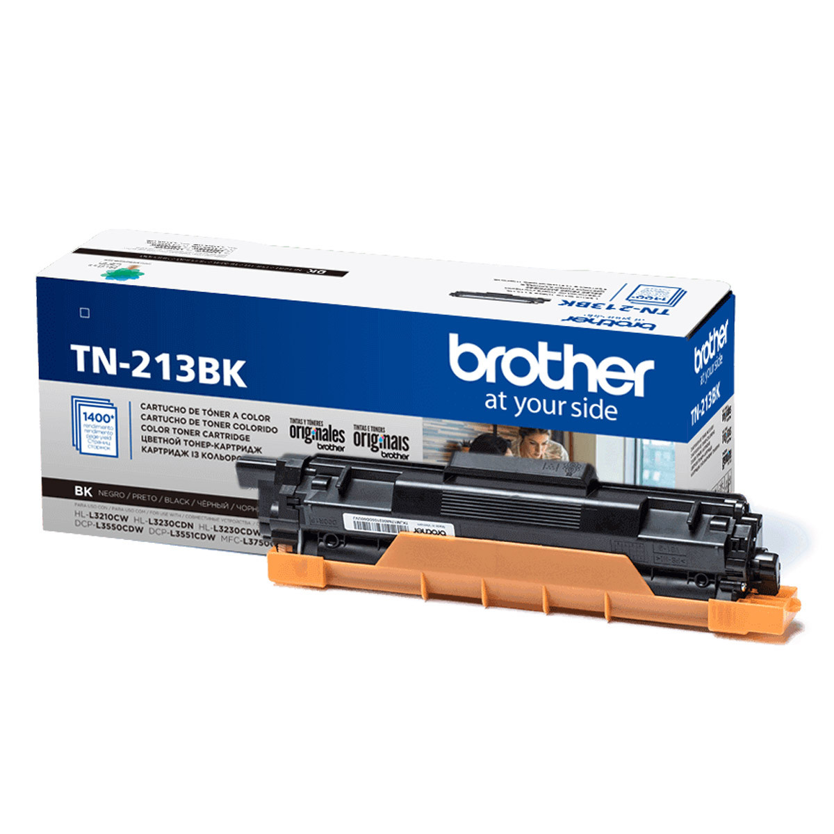 Toner Brother TN-213BK TN-213 Preto | MFC-L3750CDW L3750CDW L3750 | Original 1.4K
