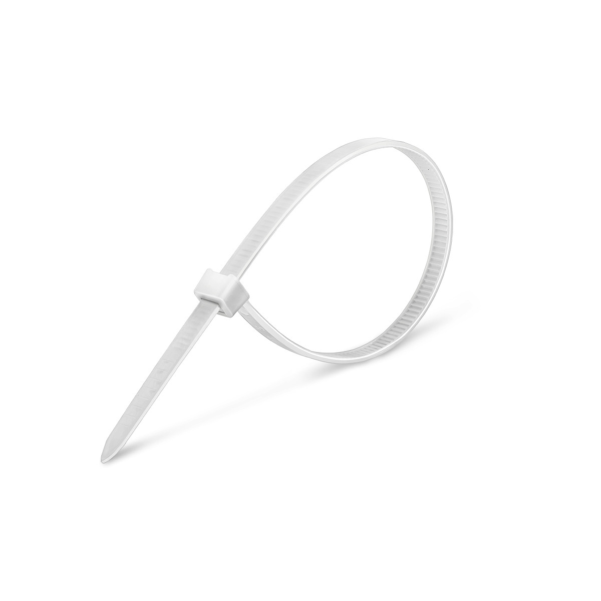 Abraçadeira de Nylon PA66 Branco | 3.6 x 200mm | 20 unidades
