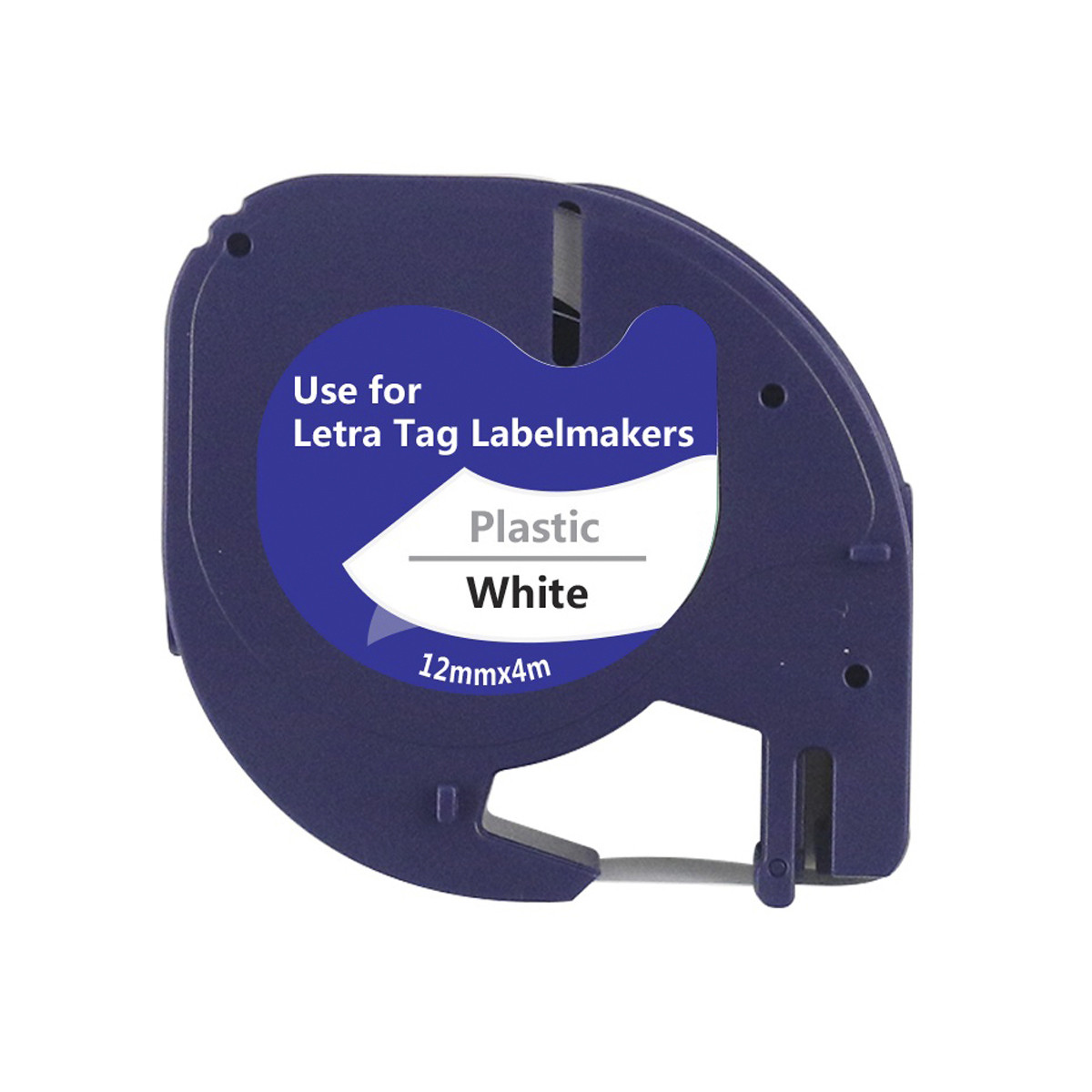 Fita Rotulador Dymo 12mm 91201 Preto/Branco | Compatível