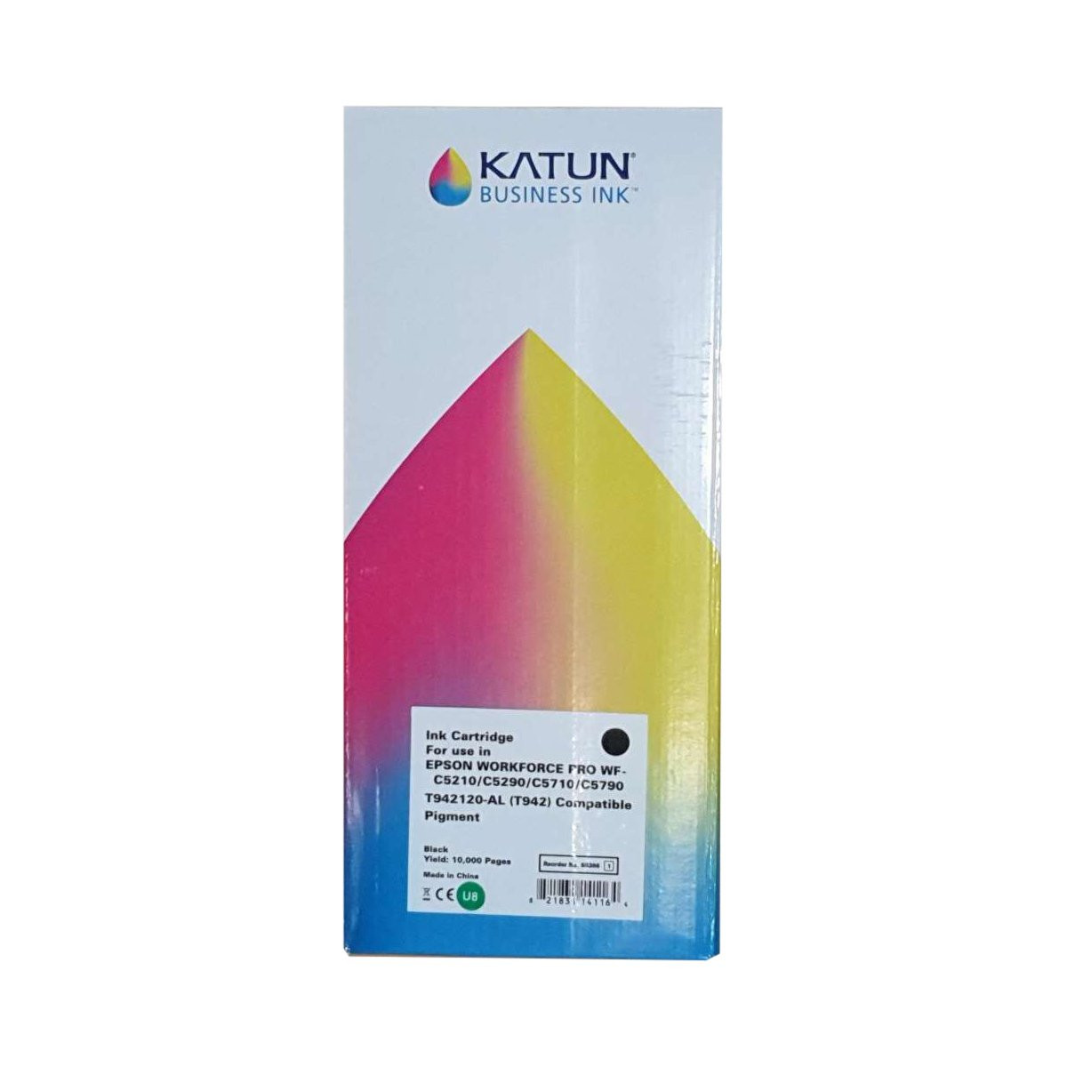Tinta Compatível com Epson T942120 Preto | WFC5790 WFC5290 WFC5710 WFC5210 | Katun Business Ink 10K