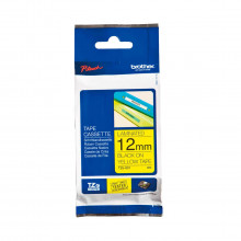Fita Rotulador Brother 12mm TZE-631 TZE631 Preto/Amarelo | Original