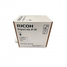 Tinta para Duplicador Ricoh JP30 817113C Preto | 1160L DD3334 DX3340 DX3343 JP1230 | Original 600ml