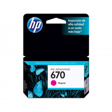 Cartucho de Tinta HP 670 CZ115AB Magenta | Original HP | 4 ml