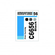 Etiqueta para Cartucho HP 56 | C6656 | 10 unidades