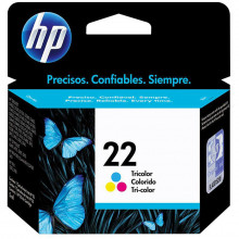 Cartucho de Tinta HP 22 | C9352AB | Color | ORIGINAL HP | 6 ml