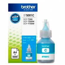 Tinta Brother BT-5001C BT5001 Ciano | DCP-T300 DCP-T500W DCP-T700W MFC-T800W | Original 41.8ml