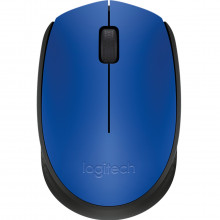 Mouse Wireless Sem Fio Mini USB Óptico Logitech M170 910-004638 | Azul