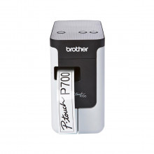 Rotulador Brother Eletrônico Portátil PT-P700 PTP700 Branco e Preto