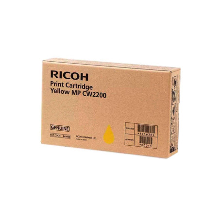 Cartucho de Tinta Ricoh MPCW2200 MP CW2200 MP-CW2200 Amarelo | 841723 | Original 100ml