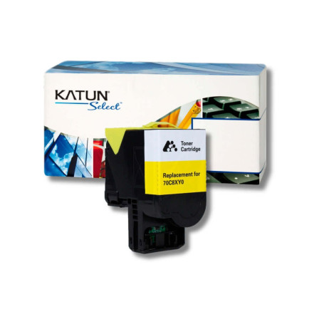 Toner Compatível com Lexmark CS510 CS510DE CS510DTE Amarelo | 70C8XY0 | Katun Select 4k