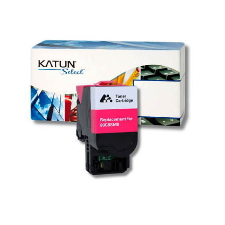 Toner Compatível com Lexmark CX510 CX410 CX310 Magenta | 808SM 80C8SM0 808S | Katun Select 2k