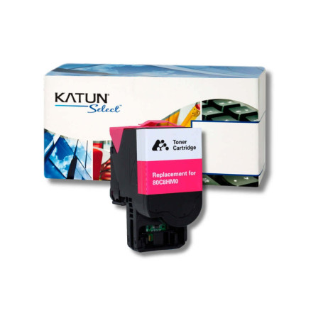 Toner Compatível com Lexmark CX410DE CX410DTE CX510DE CX510DHE Magenta | 80C8HM0 | Katun Select 3k