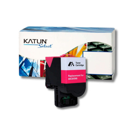Toner Compatível com Lexmark CX510 CX510DE CX510DHE Magenta | 80C8XM0 | Katun Select 4k