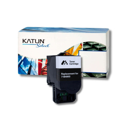 Toner Compatível com Lexmark CX417DE CS417DN CX417 CS417 Preto | 71B40K0 | Katun Select 3k