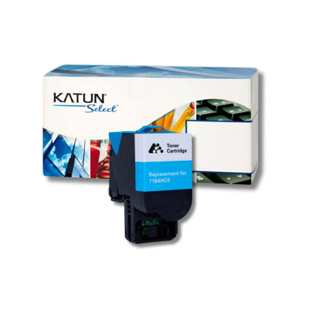 Toner Compatível com Lexmark CX417DE CS417DN CS517DE CX517DE Ciano | 71B4HC0 | Katun Select 3.5k
