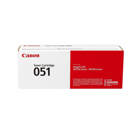 Toner Canon 051 Preto 2168C001 | LBP162 LBP214 MF262 MF264 MF267 MF269 | Original 1.7k