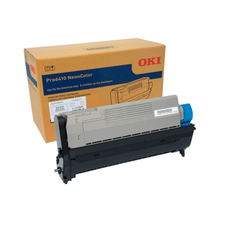 Toner Okidata PRO6410 Branco Neon | 46298009 | Original 4k