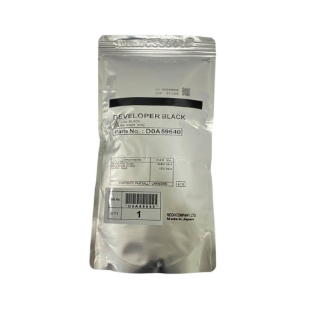 Revelador Ricoh Pro C7200 C7210 C7500 Preto | D0A59640 M0EB9640 | Original