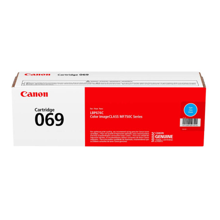 Toner Canon 069 5093C001AA Ciano | MF751 MF752 MF753 MF754 LBP674 | Original 1.9k