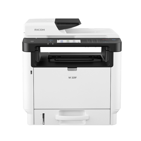 Impressora Ricoh M320F M320 | Multifuncional Laser Monocromática com Ethernet e Duplex | SEMINOVA