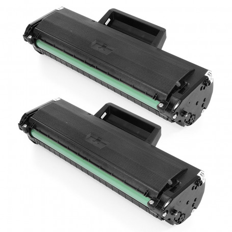 Kit 2 Toner Compatível com Samsung MLT-D104S | ML1665 ML1660 ML1860 SCX3200 SCX3217 SCX3205 | 1.5k