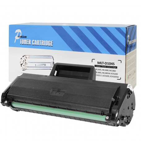 Toner Compatível com Samsung MLT-D104X | ML1660 ML1665 ML1860 ML1865 ML1865W SCX3200 | Premium 1.5k