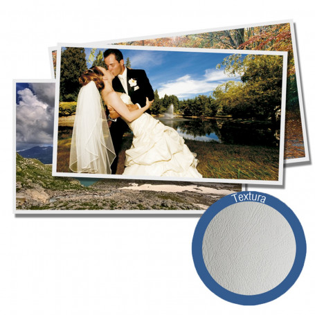 Papel Fotográfico Glossy Brilhante Textura Couro | 200g tamanho A4 | Pacote com 20 folhas