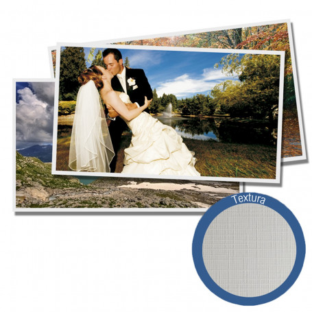 Papel Fotográfico Glossy Brilhante Textura Linho | 200g tamanho A4 | Pacote com 20 folhas