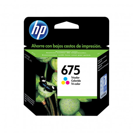 Cartucho de Tinta HP 675 CN691AL Colorido | Original 9 ml