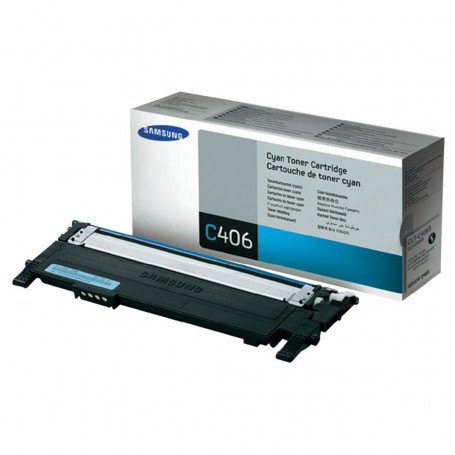 Toner Samsung CLT-C406S Ciano | CLP360 CLX3305 CLP365W CLP365 C460W C460FW C410W | Original 1k
