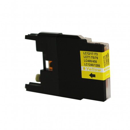 Cartucho de Tinta Compatível com Brother LC-75Y LC-79Y Amarelo | MFC-J6910DW J430W MFC-J6710DW 13ml