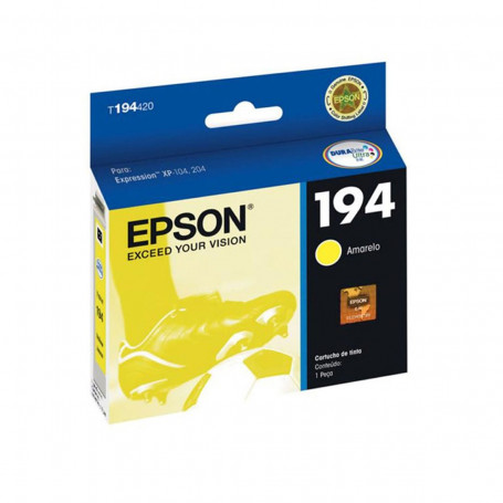 Cartucho de Tinta Epson T194420 T194 Amarelo | Expression XP214 XP 214 XP204 XP 204 | Original 3ml