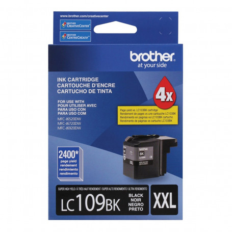 Cartucho de Tinta Brother LC-109BK LC109 Preto | MFC-J6520DW MFC-J6720DW MFC-J6920DW | Original 50ml