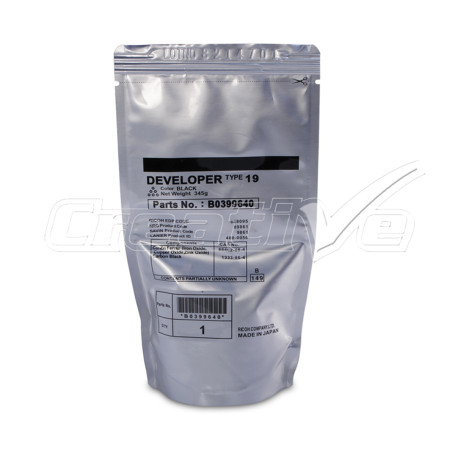 Revelador Ricoh Aficio 1015 1113 1018 1018D | B0399640 Type 19 | Original 345g