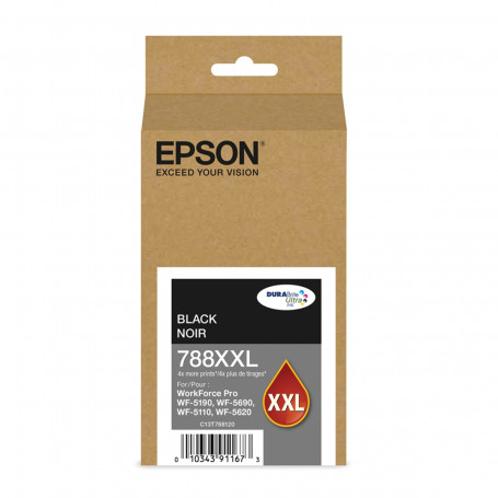 Cartucho de Tinta Epson T788XXL120 T788XXL Preto | WorkForce 5190 WorkForce 5690 | Original 65ml